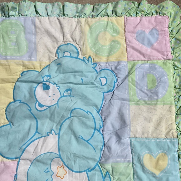 Care Bears Vintage Baby Nursery Blanket